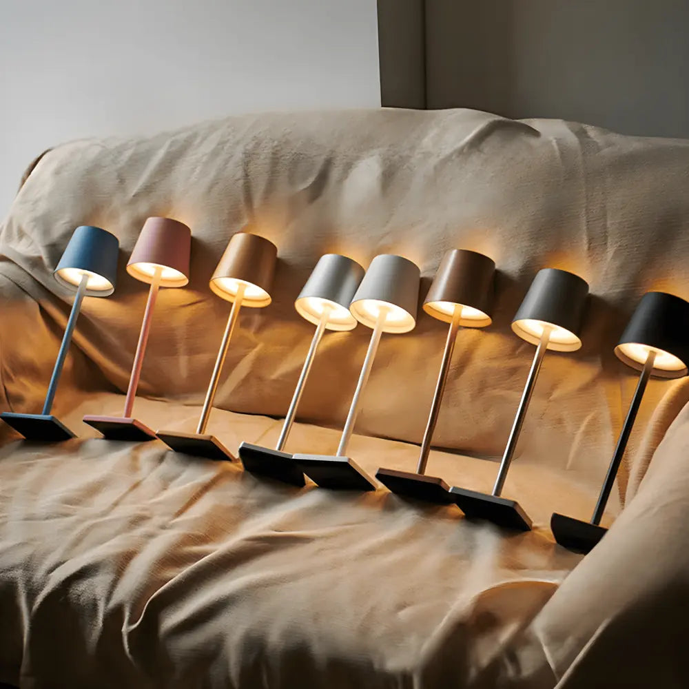 Modern Scandinavian Aluminum LED Table Lamp 1-Light