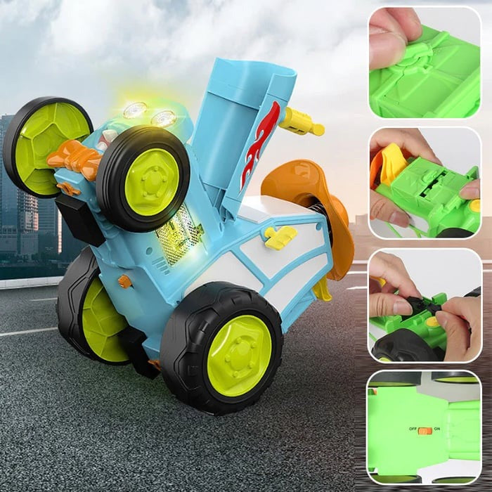 Guili | Mini RC Car | Play Fun - Music, Lights and Jump Function in One