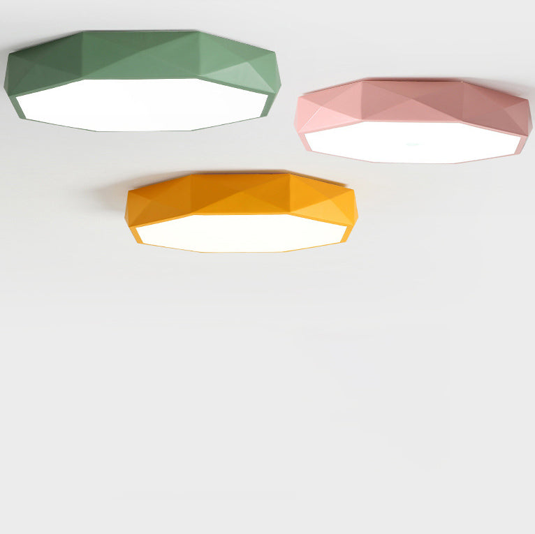 Nordic Geometric LED Flush Mount Ceiling 1 Light