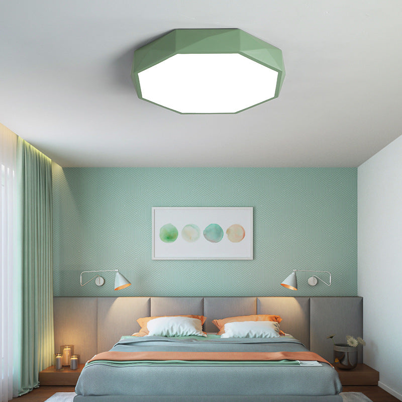 Nordic Geometric LED Flush Mount Ceiling 1 Light