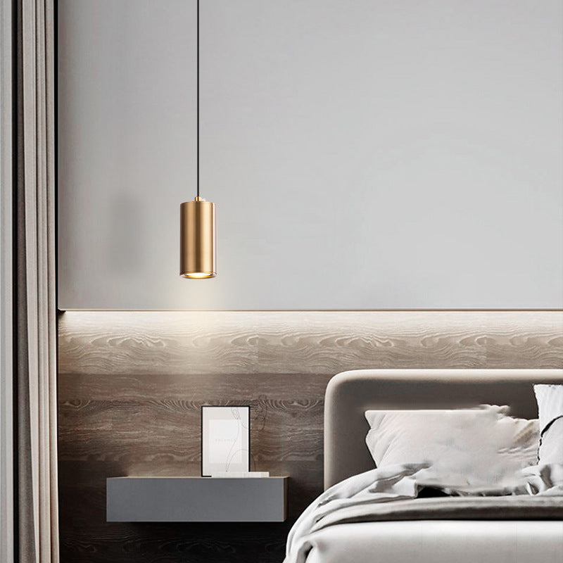 Nordic Minimalist Column Iron Pendant Light 1-Light