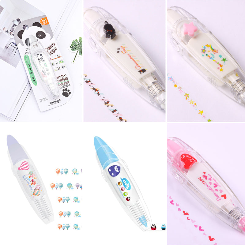 Guili | Animal Tape Fun | Add Playfulness & Creativity - Cute Cartoon Animals Masking Tape for Crafting & School Supplies