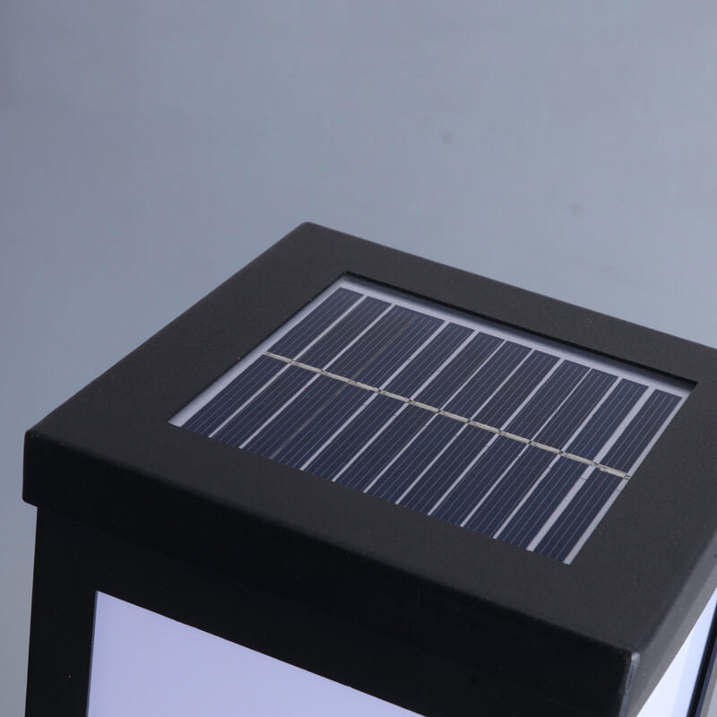 Modern Square LED Solar Outdoor Path 1-Light