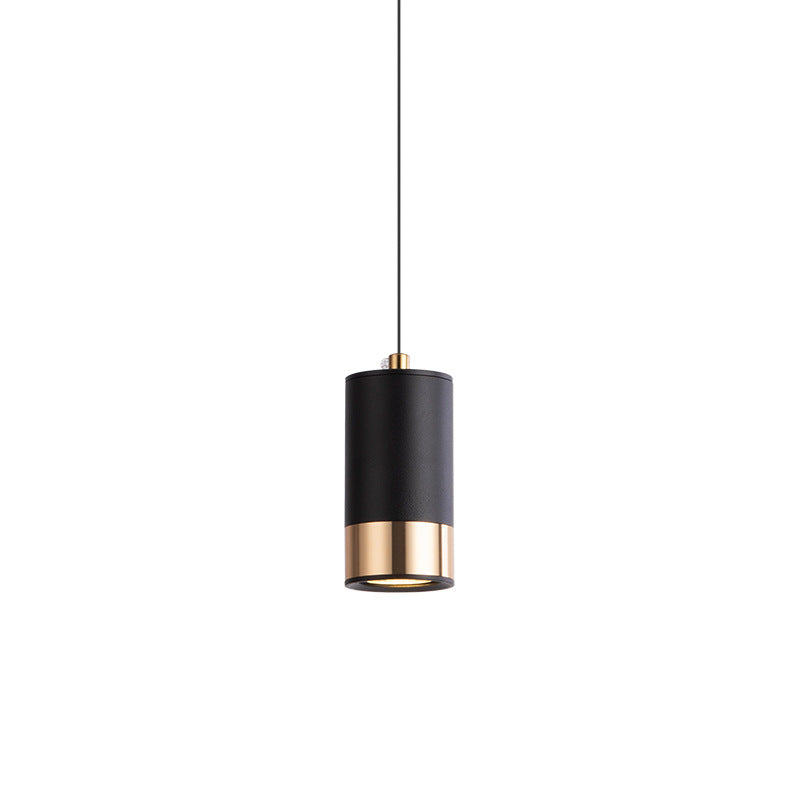 Nordic Minimalist Column Iron Pendant Light 1-Light