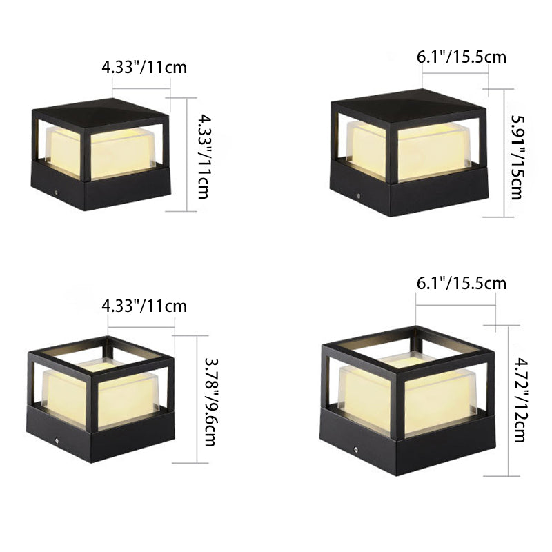 Modern Square LED Waterproof Outdoor Landscape Light
