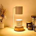 Japanese Wood 1-Light Dimmable Wax Melting Table Lamp