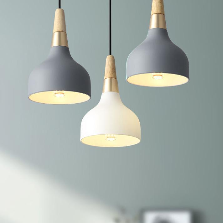 Modern Macaron Disc Pendant 1-Light