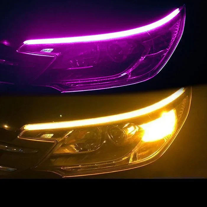 Guili | Flexible DRL LED Night & Daytime Running Light Strip (No Disassembling Needed)