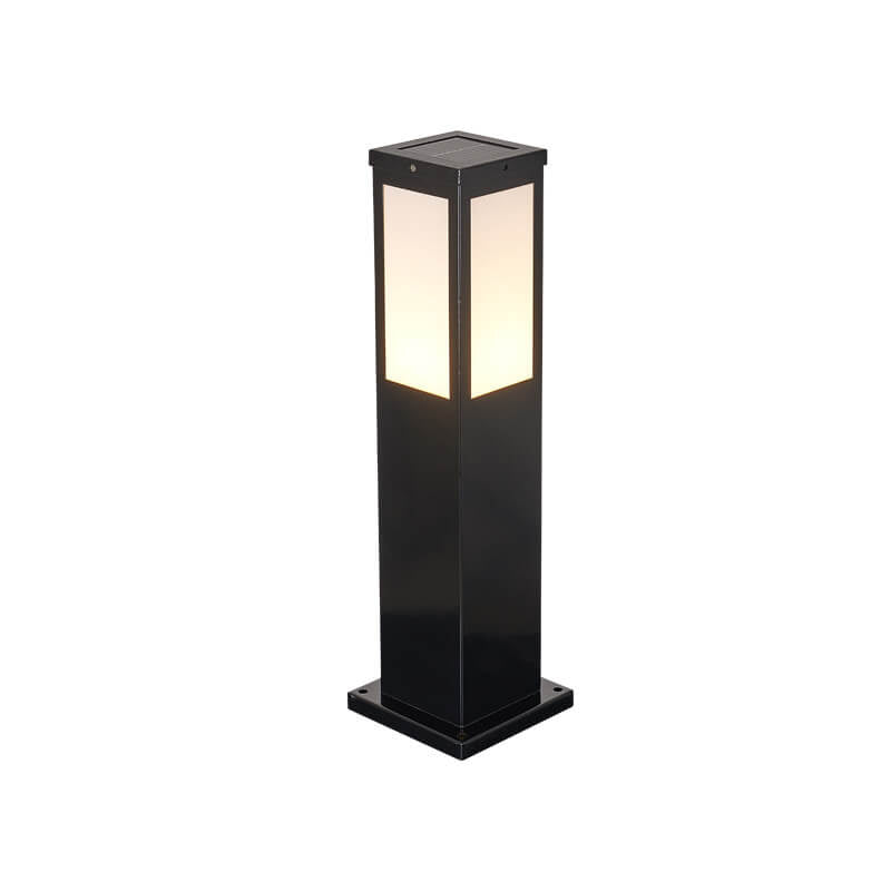 Modern Square LED Solar Outdoor Path 1-Light
