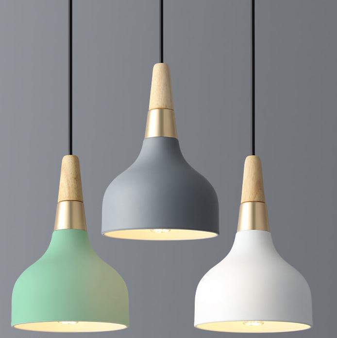Modern Macaron Disc Pendant 1-Light