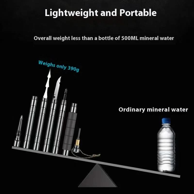 Guili | Tactical hiking pole with multi-tool function for outdoor & emergencies