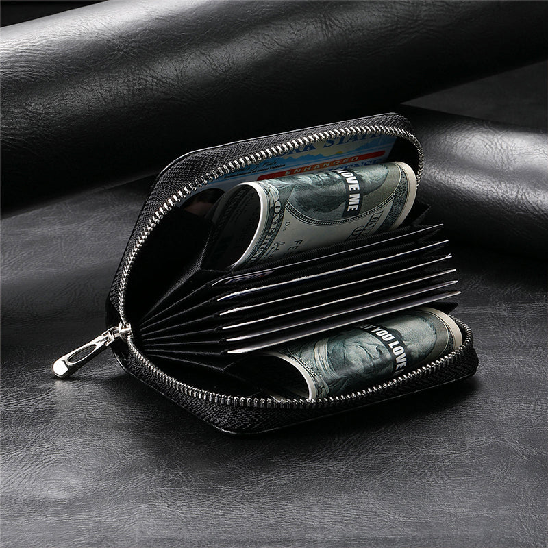 Guili | Intelligent AirTag-Zip RFID Leather Wallet