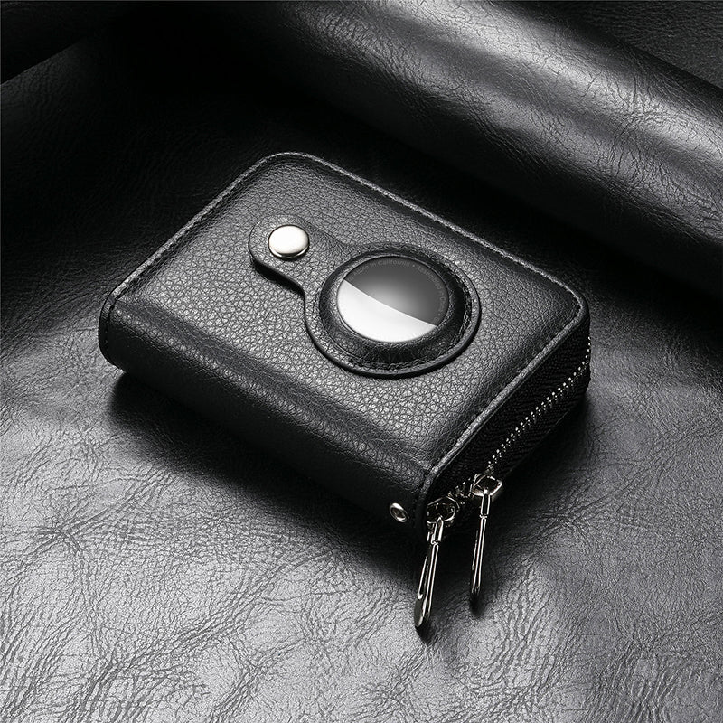 Guili | Intelligent AirTag-Zip RFID Leather Wallet