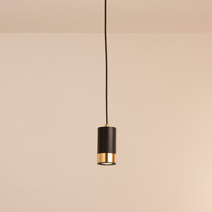 Nordic Minimalist Column Iron Pendant Light 1-Light