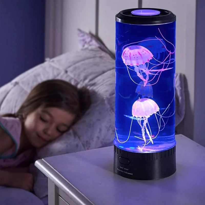 Guili | Luminous Jellyfish Lamp | Mood-boosting LED Jellyfish Decoration - Relax and unwind with a glowing jellyfish lamp