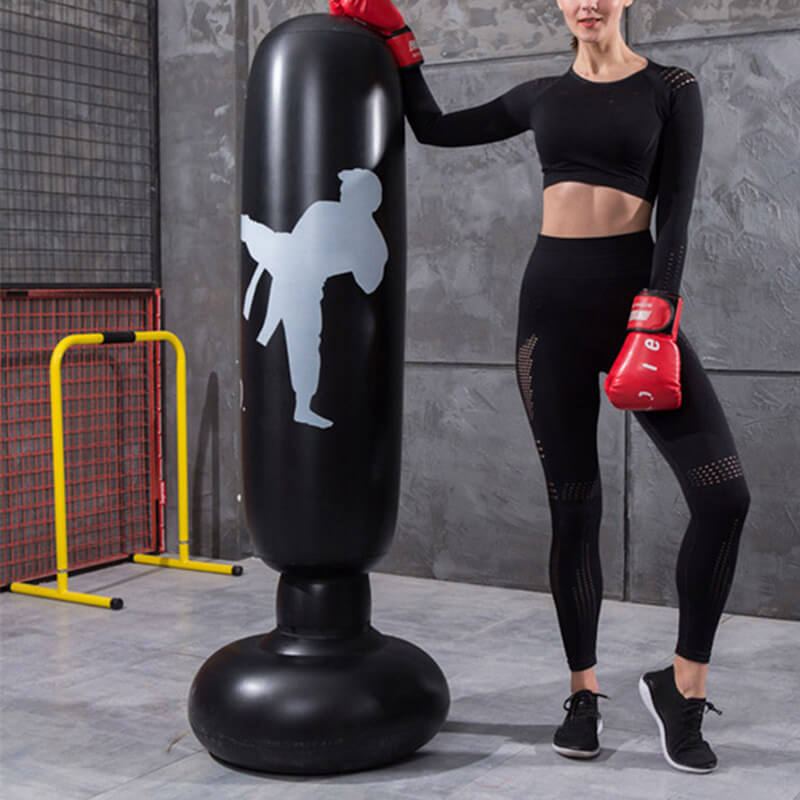 Guili | PowerStrike Punch Bag | Strengthen power and endurance - Inflatable freestanding boxing tower for intensive training