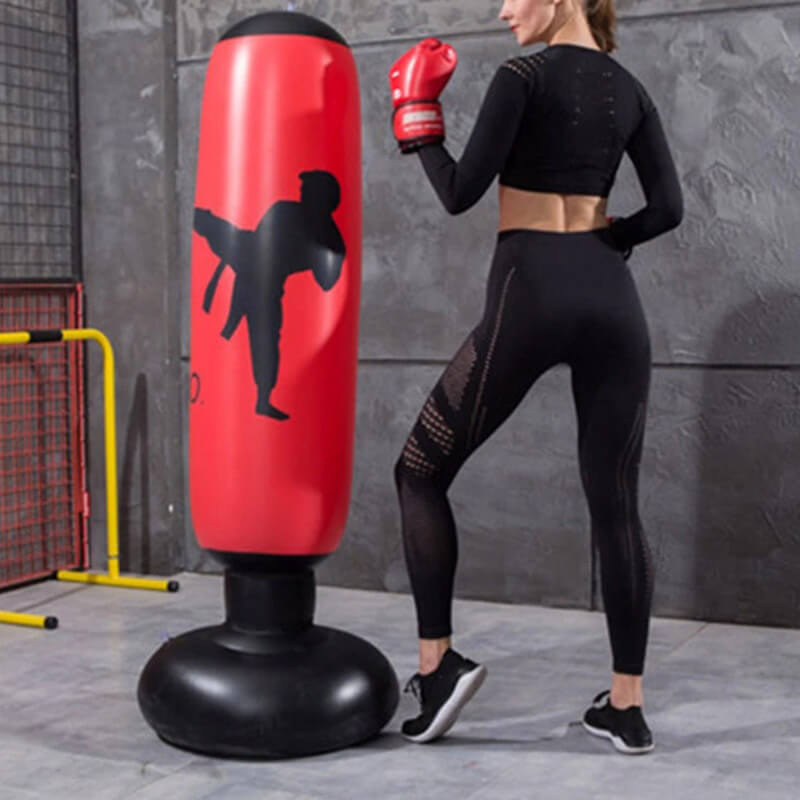 Guili | PowerStrike Punch Bag | Strengthen power and endurance - Inflatable freestanding boxing tower for intensive training