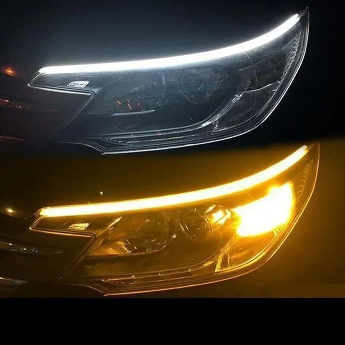 Guili | Flexible DRL LED Night & Daytime Running Light Strip (No Disassembling Needed)