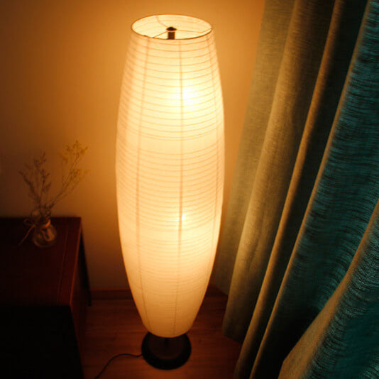 Nordic Rice Paper Column 2-Light Floor Lamp