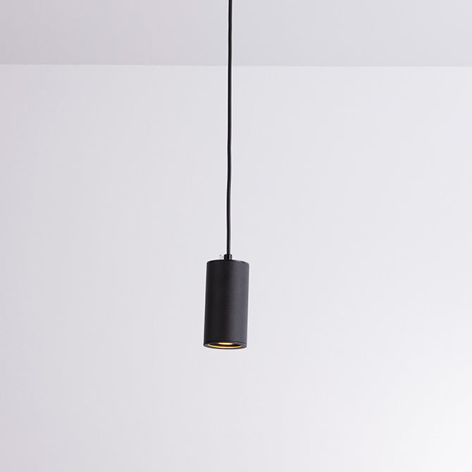 Nordic Minimalist Column Iron Pendant Light 1-Light