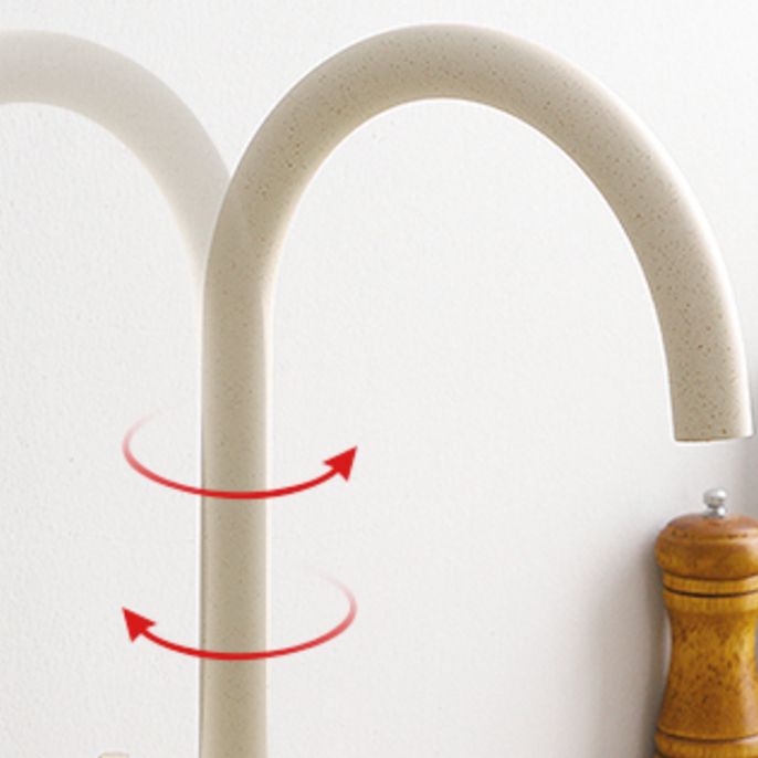 Guili | Modern 1-handle bar faucet with connection lines kitchen faucet in black