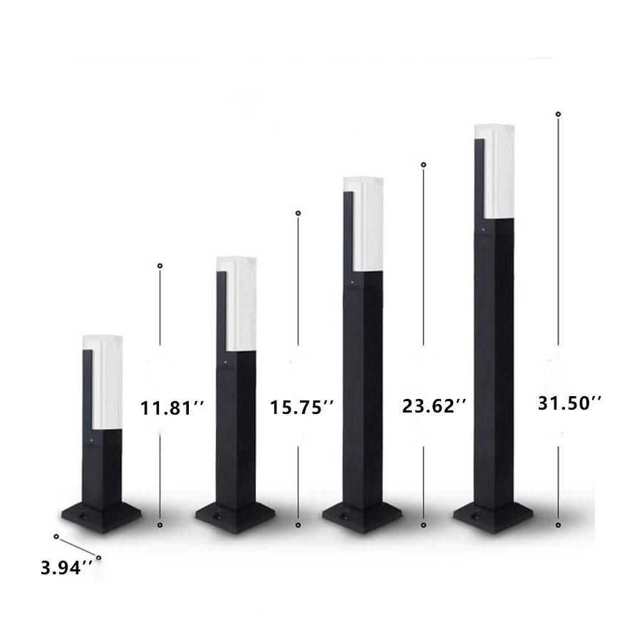 Modern Square LED Outdoor Garden Path 1-Light