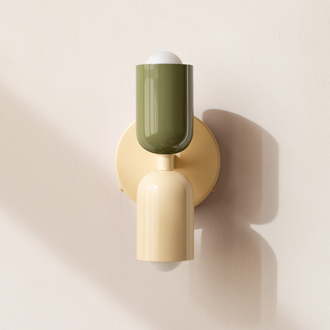 Modern Minimalist Cylinder Wall Sconce LED 2-Light