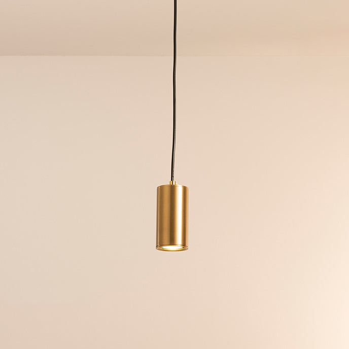 Nordic Minimalist Column Iron Pendant Light 1-Light