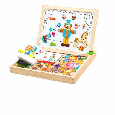 Guili | Magnetix MagnaKunst | Creative learning - Wooden magnetic playboard