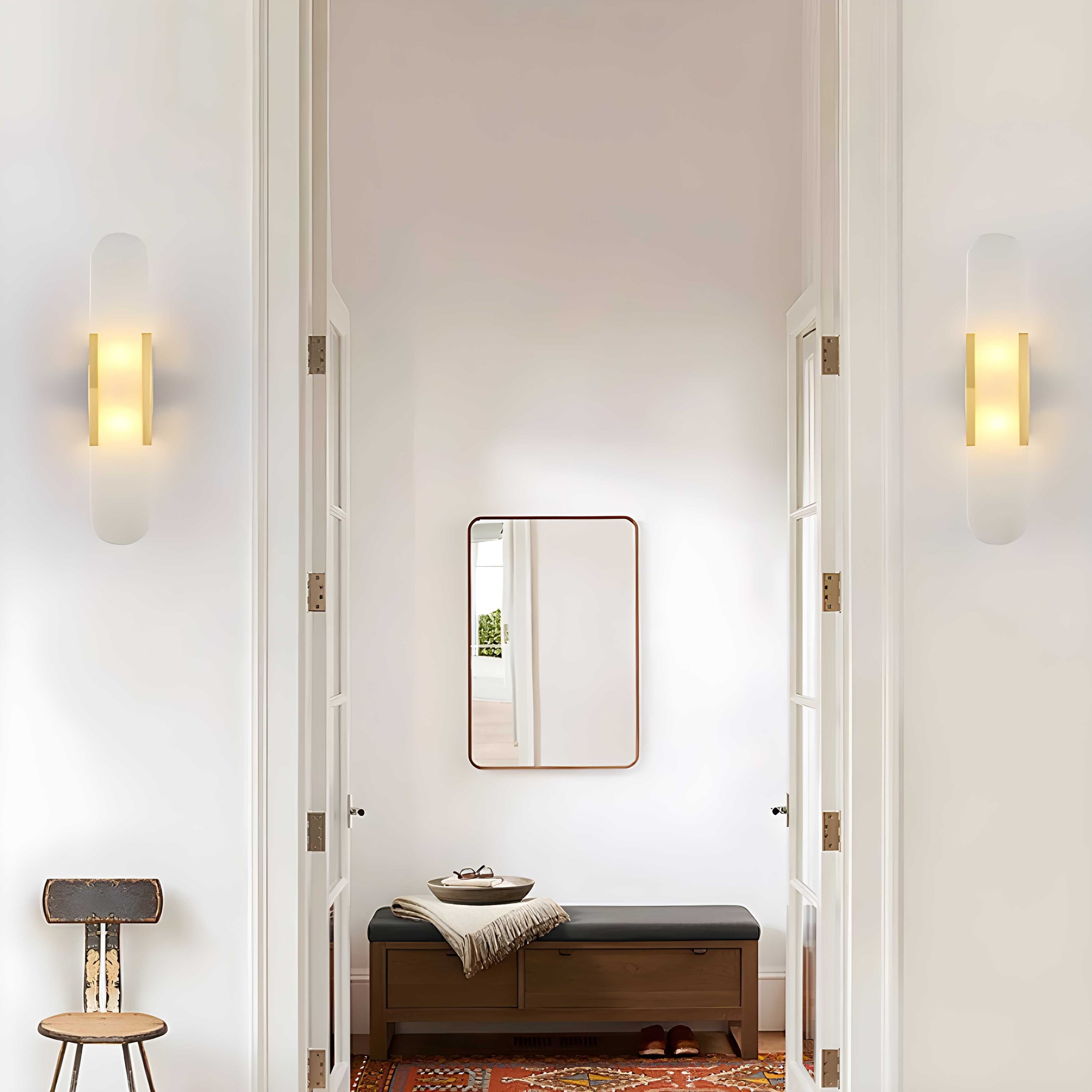 Nordic Alabaster Marble Wall Sconce LED 1-Light