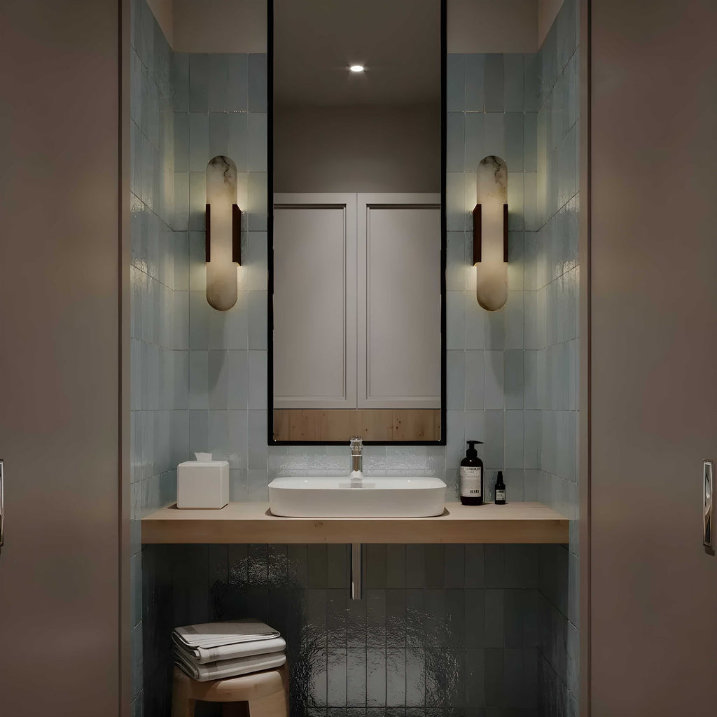 Nordic Alabaster Marble Wall Sconce LED 1-Light