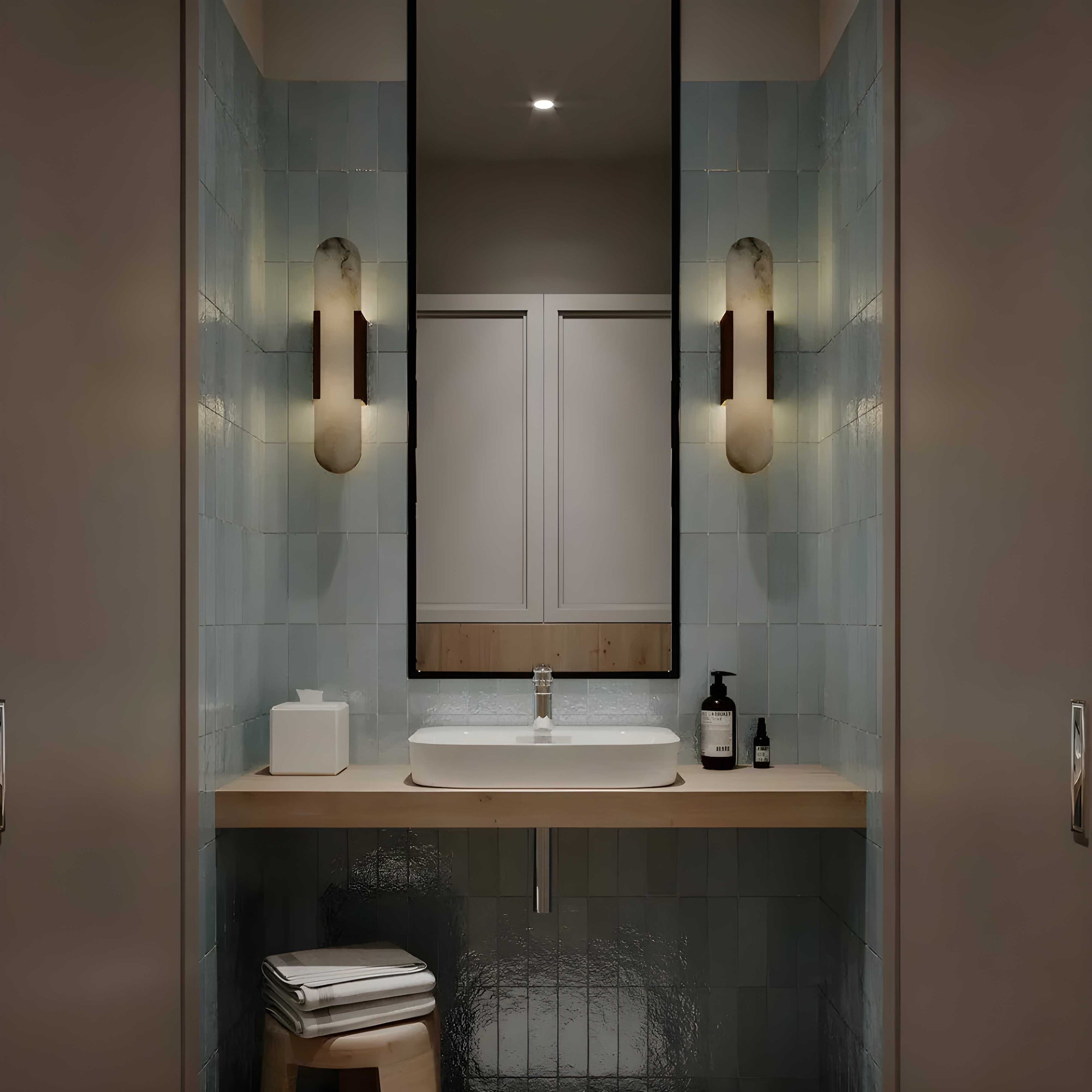 Nordic Alabaster Marble Wall Sconce LED 1-Light