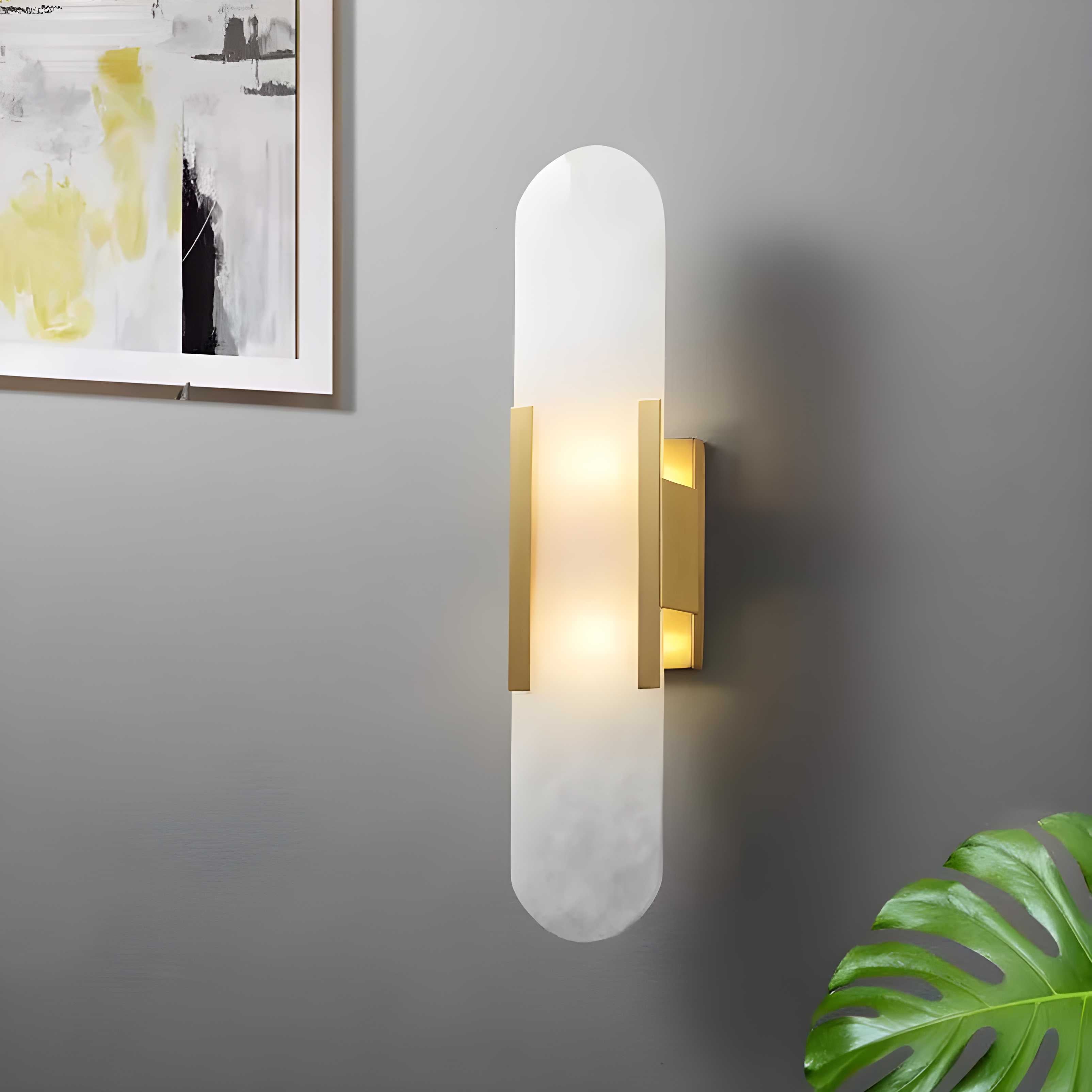 Nordic Alabaster Marble Wall Sconce LED 1-Light