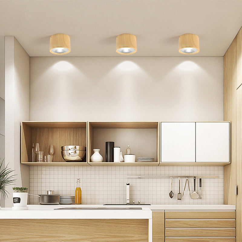 Nordic Cylinder LED Flush Mount Ceiling Light