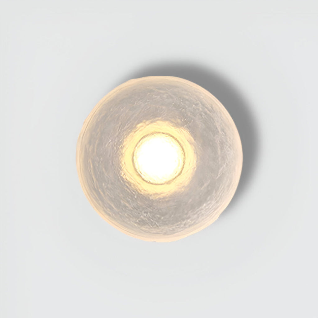 Modern Minimalist Resin Round Wall Sconce LED 1-Light