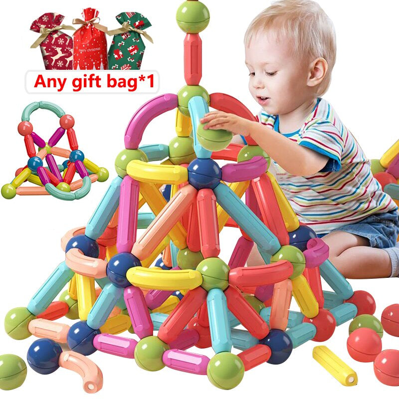 Guili | Magnetix Attractive Building Blocks Set | Development & Creativity - For Babies and Children