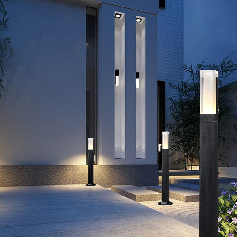 Modern Square LED Outdoor Garden Path 1-Light
