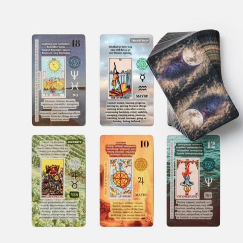 Guili | Learning cards Tarot deck with meanings on it