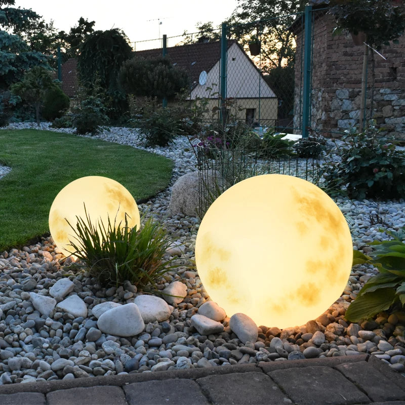 Modern Round LED Garden Light 1-Light