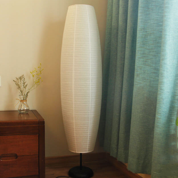 Nordic Rice Paper Column 2-Light Floor Lamp