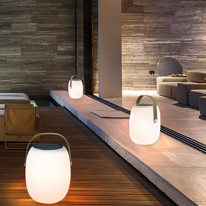 Modern Portable Solar LED Outdoor Lantern Light 1-light