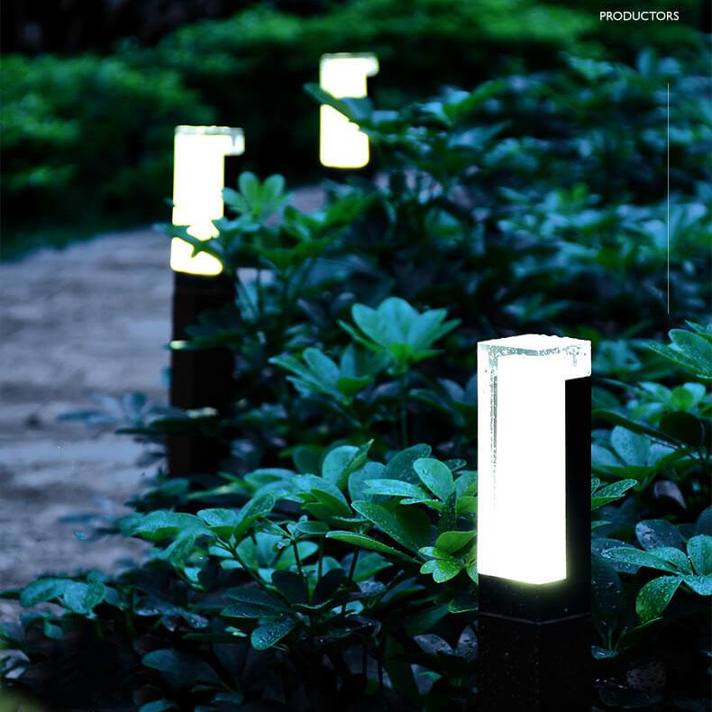 Modern Square LED Outdoor Garden Path 1-Light