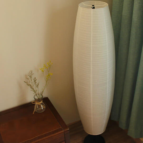 Nordic Rice Paper Column 2-Light Floor Lamp