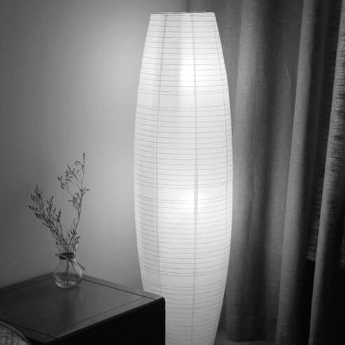 Nordic Rice Paper Column 2-Light Floor Lamp