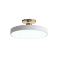 Modern Brass Round LED Ceiling Light 1-Light