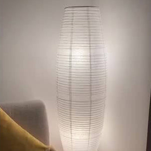 Nordic Rice Paper Column 2-Light Floor Lamp