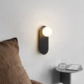 Nordic Minimalist Glass Globe Wall Sconce Light 1-light