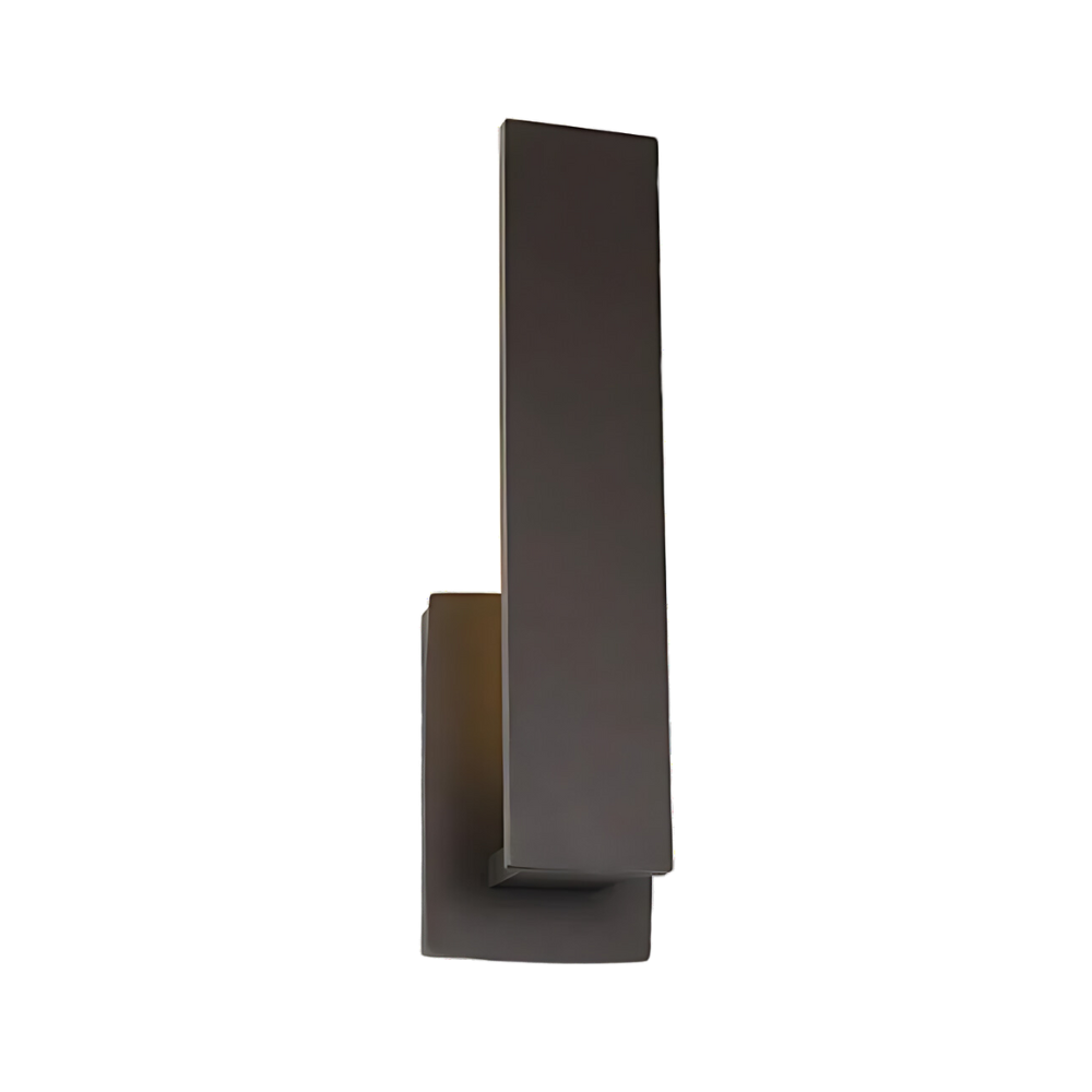 Minimalist Waterproof Outdoor Square Wall Sconce LED 1-Light