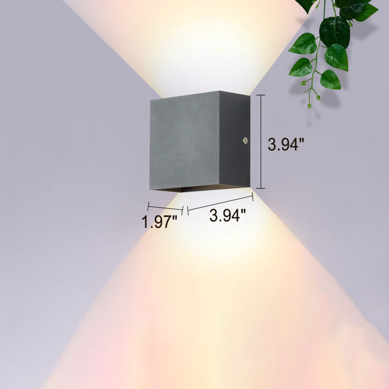Modern Square LED Wall Sconce 1-Light