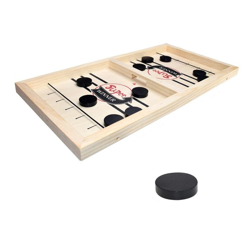 Guili | Ecotoys Sling Puck Mania | Speed & Excitement - Fast Hockey Sling Puck Game for the Whole Family